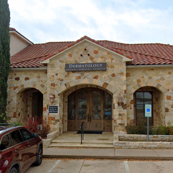 exterior of Rajan Dermatology office in Fort Worth, TX